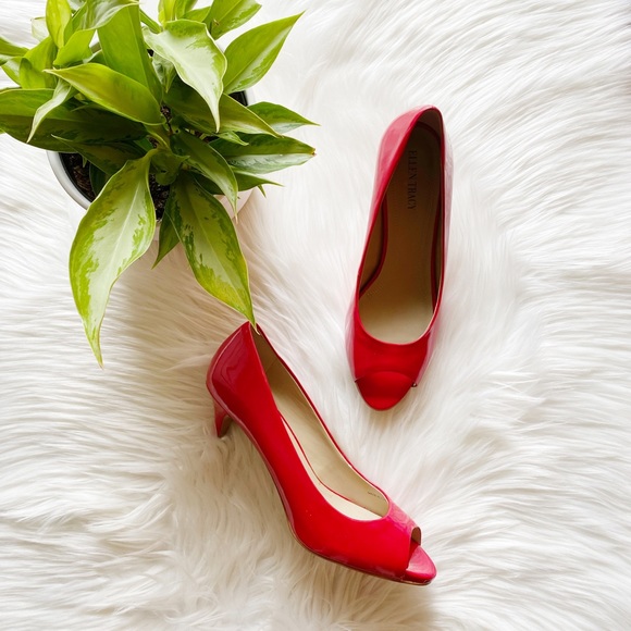 - SOLD - Ellen Tracy Vanna Peep Toe Heels - Picture 9 of 9